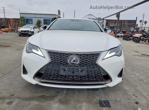 JTHHA5BC5K5009575 2019 LEXUS RC White Вид спереду