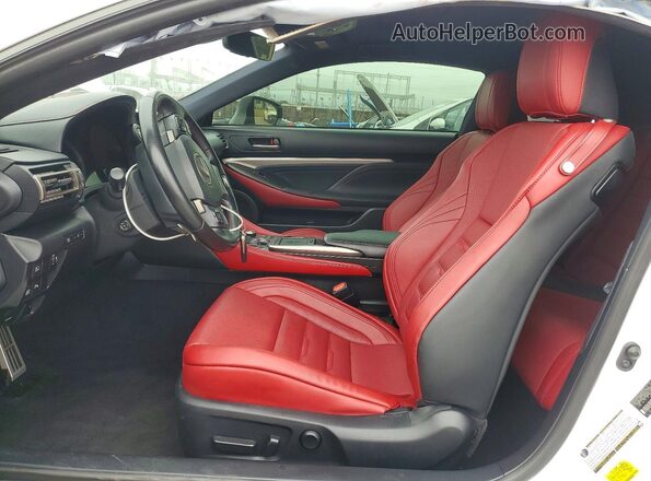 JTHHA5BC5K5009575 2019 LEXUS RC White Вид салону спереду