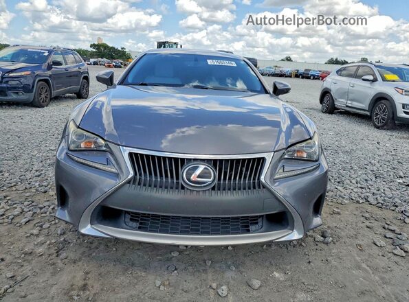 JTHHA5BCXG5002144 2016 LEXUS RC Gray წინა ხედი
