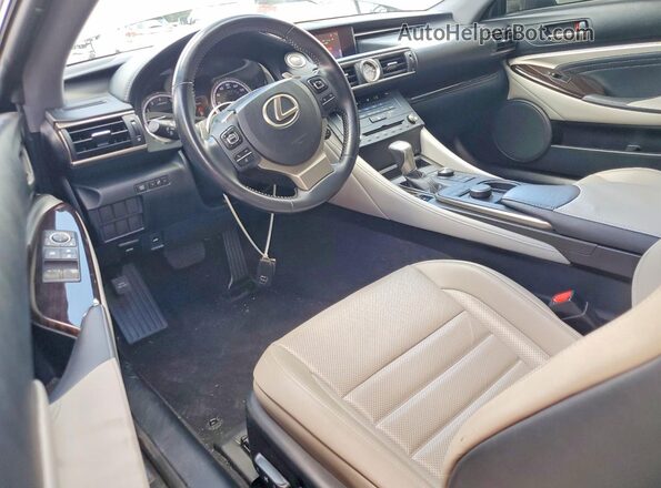 JTHHA5BCXG5002144 2016 LEXUS RC Gray წინა პანელის ხედი