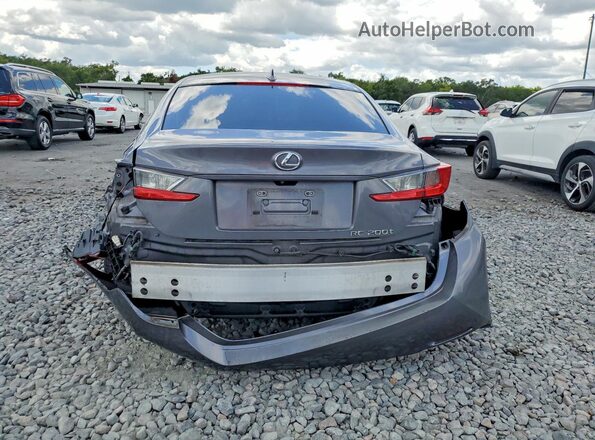 JTHHA5BCXG5002144 2016 LEXUS RC Gray უკანა ხედი
