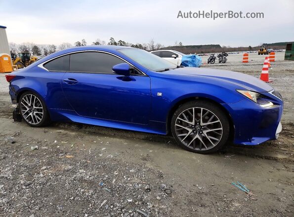 JTHHA5BCXG5002287 2016 LEXUS RC Blue Delantero derecho