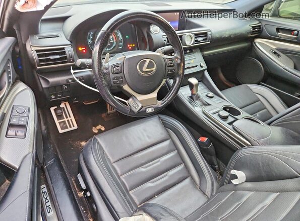 JTHHA5BCXG5002287 2016 LEXUS RC Blue Vista del salpicadero
