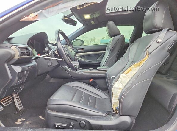 JTHHA5BCXG5002287 2016 LEXUS RC Blue Vista interior delantera