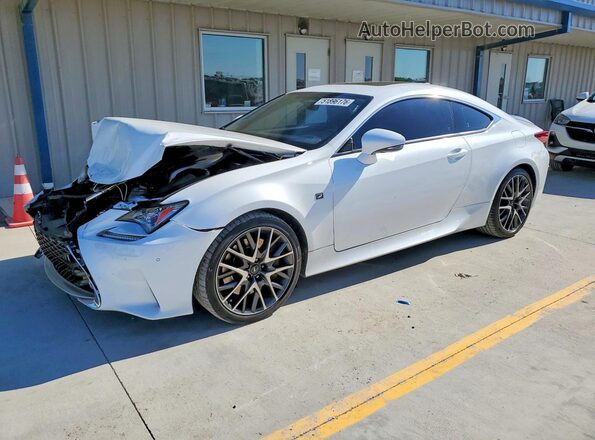 JTHHE5BC0G5012220 2016 LEXUS RC Белый Передняя левая четверть