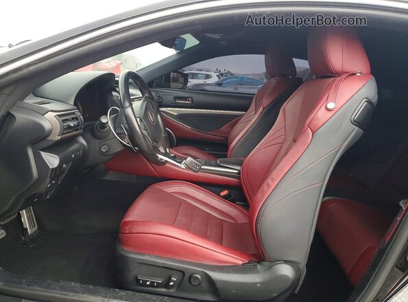 JTHHE5BC2H5016657 2017 LEXUS RC Черный Вид салона спереди