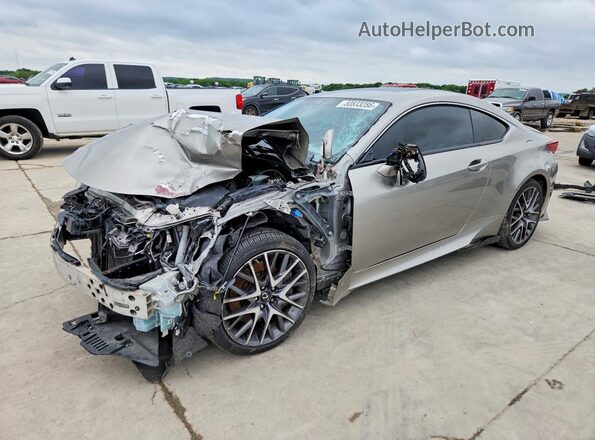 JTHHE5BC4H5016952 2017 LEXUS RC Серый Передняя левая четверть
