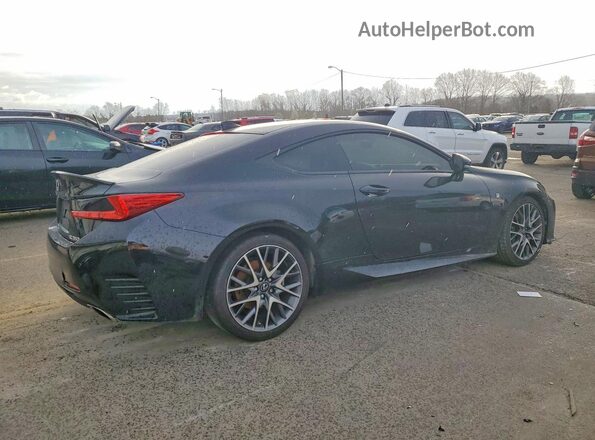 JTHHE5BC9G5012345 2016 LEXUS RC Black Задня права чверть