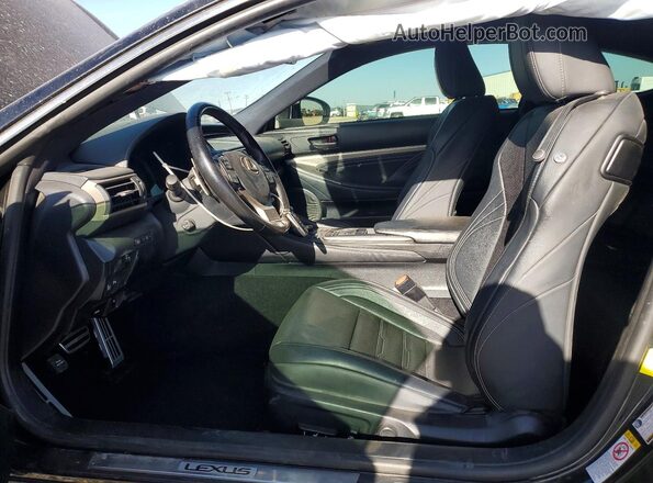 JTHHE5BCXH5014865 2017 LEXUS RC Черный Вид салона спереди