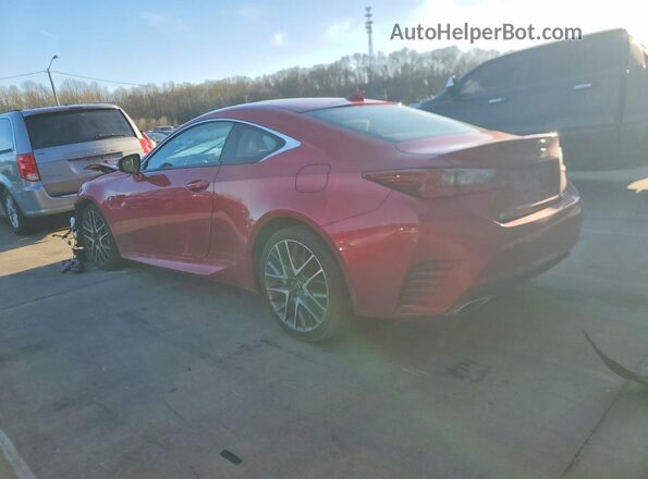 JTHHZ5BC1J5018474 2018 LEXUS RC Red Задня ліва чверть