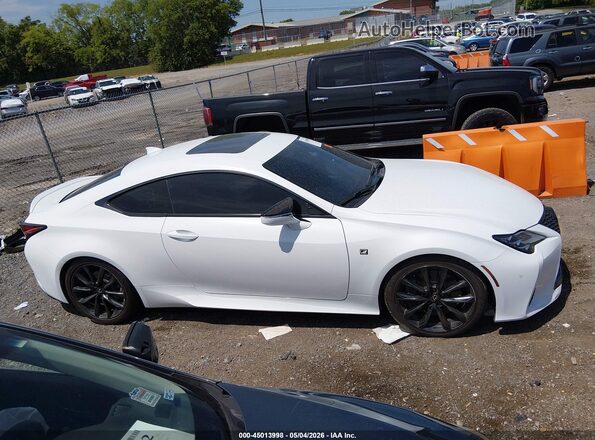 JTHHZ5BC6K5019539 2019 LEXUS RC 350 White Widok wnętrza z tyłu