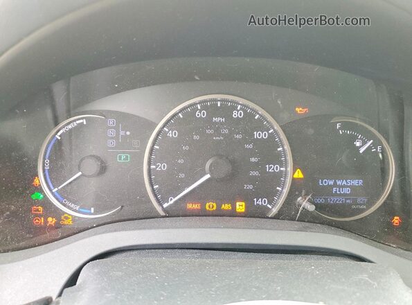 JTHKD5BH2G2252276 2016 LEXUS CT Белый Вид щитка приборов