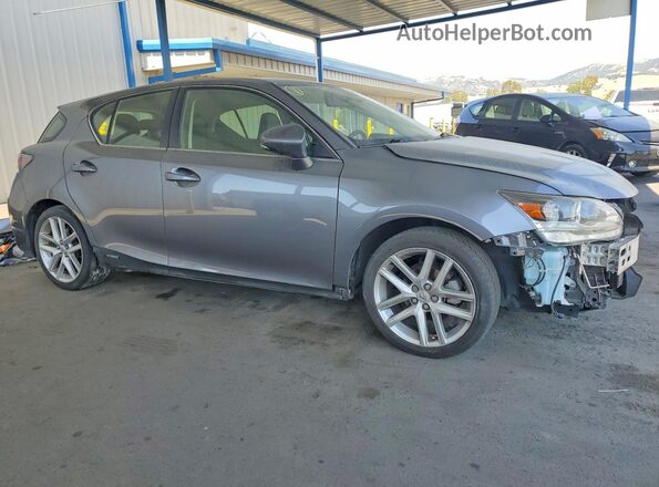 JTHKD5BH3H2280265 2017 LEXUS CT Серый Передняя правая четверть