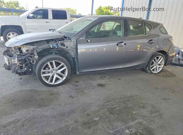 JTHKD5BH3H2280265 2017 LEXUS CT Серый Передняя левая четверть