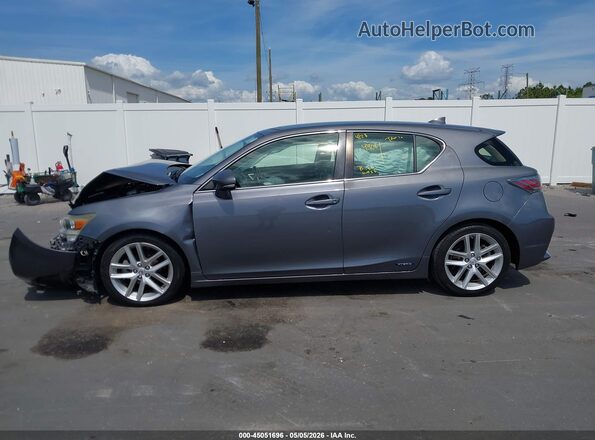 JTHKD5BHXG2267298 2016 LEXUS CT 200H Серый Вид задней части салона