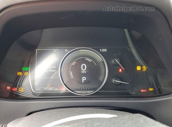 JTHP9JBH7L2024381 2020 LEXUS UX Серебряный Вид щитка приборов