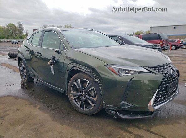 JTHP9JBH8M2041384 2021 LEXUS UX Green Front right