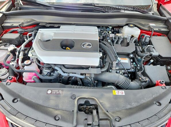 JTHR6JBH7P2142681 2023 LEXUS UX Красный Вид задней части салона