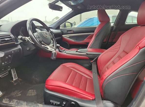 JTHSE5BC9H5007525 2017 LEXUS RC Серебряный Вид салона спереди