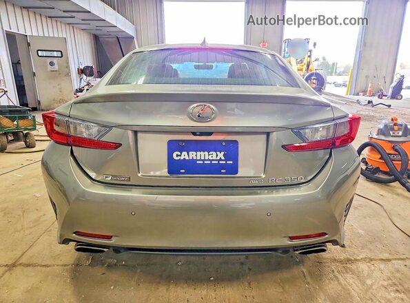 JTHSE5BC9H5007525 2017 LEXUS RC Серебряный Вид сзади