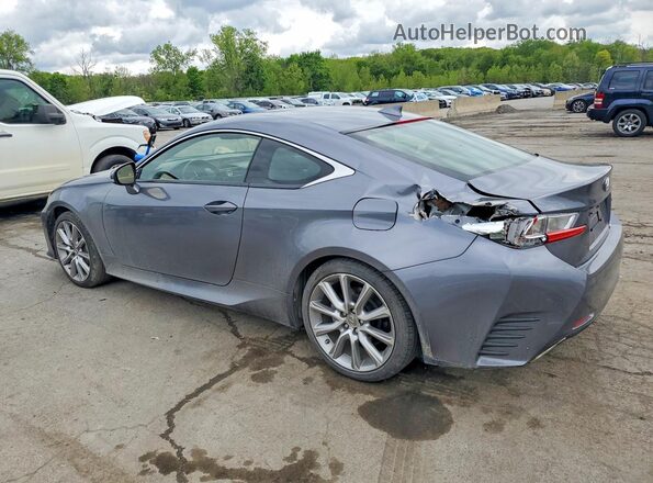 JTHSM5BC9G5001161 2016 LEXUS RC Gray Задня ліва чверть
