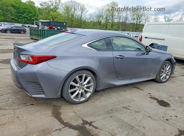 JTHSM5BC9G5001161 2016 LEXUS RC Gray Задня права чверть