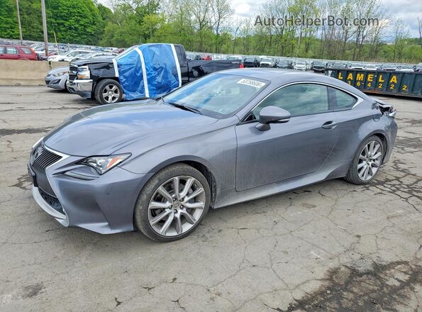 JTHSM5BC9G5001161 2016 LEXUS RC Gray Передня ліва чверть