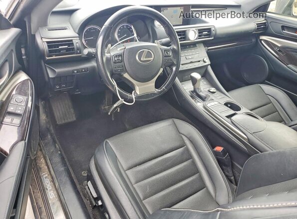 JTHSM5BC9G5001161 2016 LEXUS RC Gray Вид панелі приладів