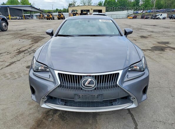 JTHSM5BC9G5001161 2016 LEXUS RC Gray Вид спереду