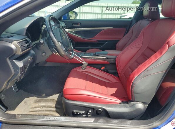JTHSM5BCXG5001234 2016 LEXUS RC Blue Front interior view