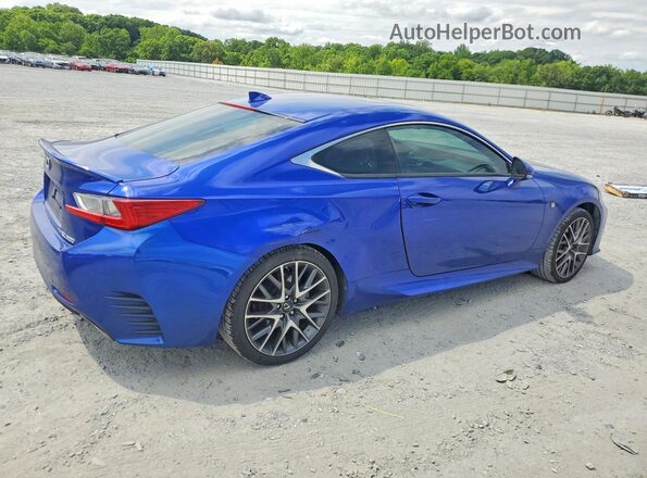 JTHSM5BCXG5001234 2016 LEXUS RC Blue Rear right