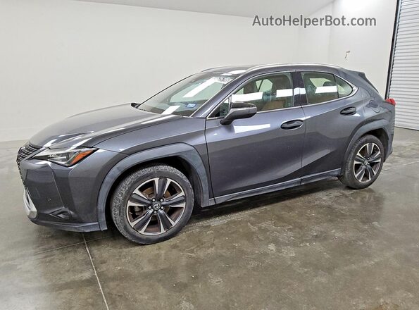 JTHX3JBH0N2049479 2022 LEXUS UX Charcoal Vista tres cuartos delantera izquierda