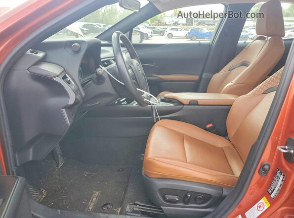 JTHY3JBH0K2007037 2019 LEXUS UX Orange წინა სალონის ხედი
