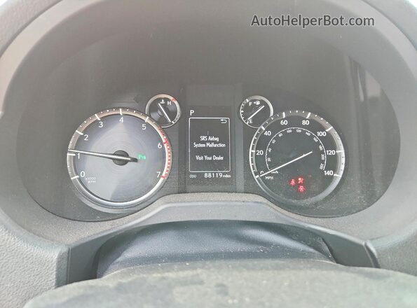JTJAM7BX0L5258504 2020 LEXUS GX Белый Вид щитка приборов