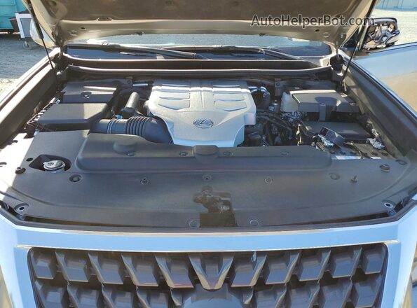 JTJAM7BX4P5369577 2023 LEXUS GX Silver Vista del compartimento del motor