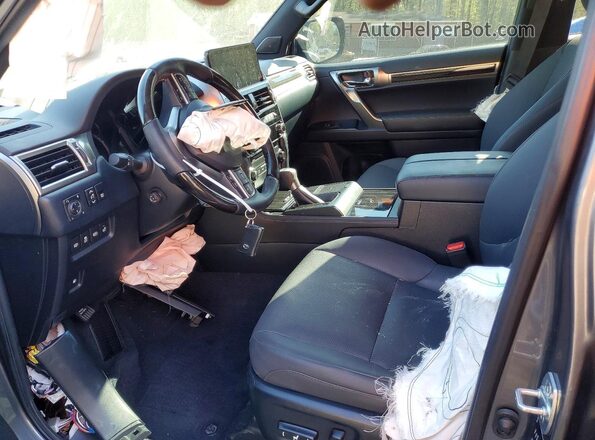 JTJAM7BX6P5373906 2023 LEXUS GX Gray Widok wnętrza z przodu