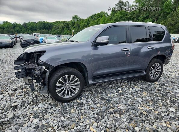 JTJAM7BXXP5354744 2023 LEXUS GX Gray Առջևի ձախ երեք քառորդ տեսարան