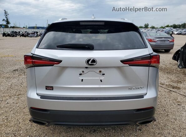 JTJBARBZ0J2178757 2018 LEXUS NX Silver Widok z tyłu