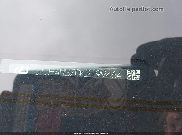 JTJBARBZ0K2199464 2019 LEXUS NX 300 Gray Widok komory silnika