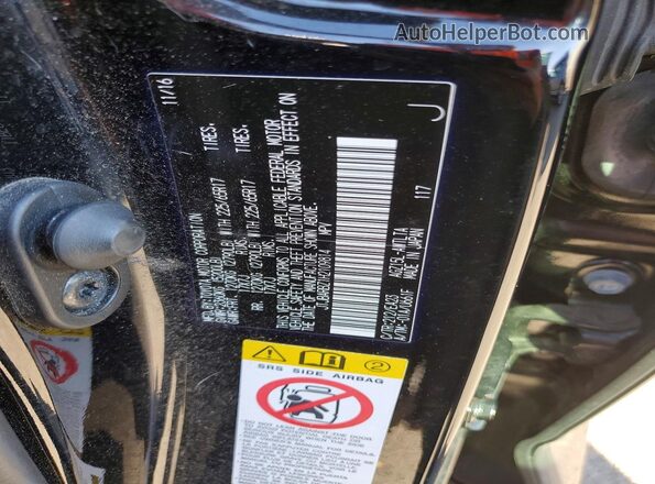 JTJBARBZ1H2109814 2017 LEXUS NX Черный Вид наклейки с VIN-кодом
