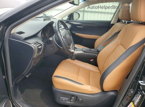 JTJBARBZ1H2110588 2017 LEXUS NX Black Вид салону спереду
