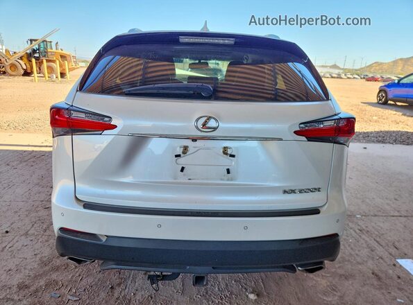 JTJBARBZ1H2113099 2017 LEXUS NX White უკანა ხედი
