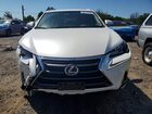 2017 Lexus Nx 200t Base White vin: JTJBARBZ1H2118139