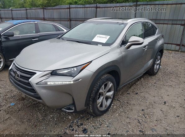 JTJBARBZ2H2143907 2017 LEXUS NX 200T Золотой Передняя левая четверть