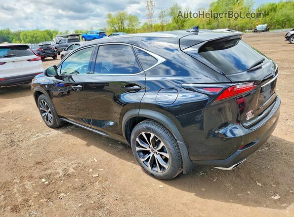 JTJBARBZ2H2146063 2017 LEXUS NX Black Trasero izquierdo