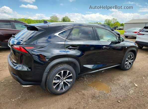 JTJBARBZ2H2146063 2017 LEXUS NX Black Trasero derecho