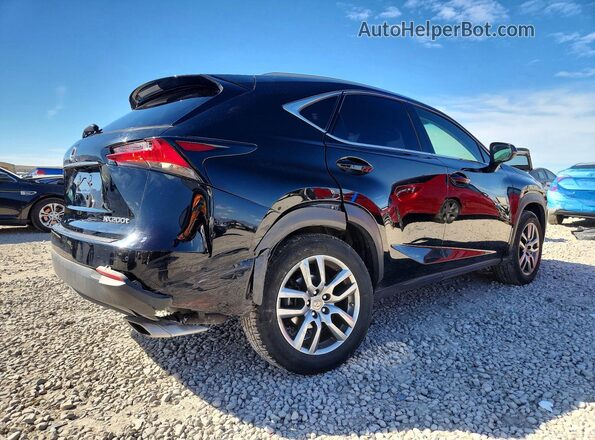 JTJBARBZ3G2065555 2016 LEXUS NX Black Հետևի աջ