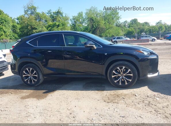 JTJBARBZ3H2112052 2017 LEXUS NX 200T Черный Вид задней части салона