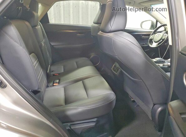 JTJBARBZ4H2101528 2017 LEXUS NX Silver უკანა სავარძლების ხედი