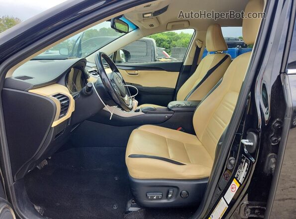 JTJBARBZ5G2062138 2016 LEXUS NX Черный Вид салона спереди